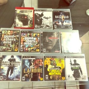 PS3 video games lot